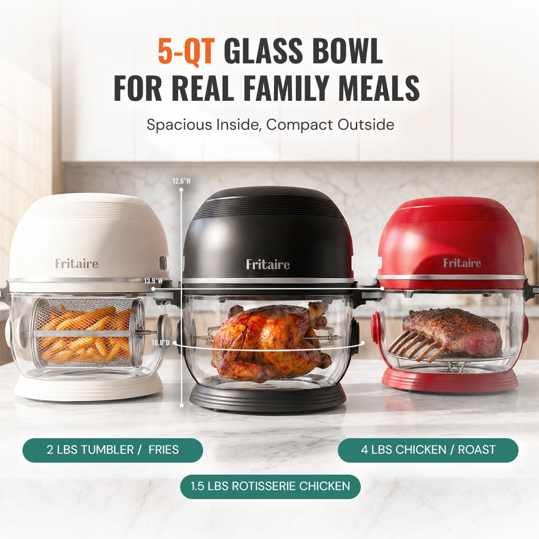 Classic Self-Cleaning Air Fryer™ & Non-Toxic Air Fryer™ - Mauve Rose