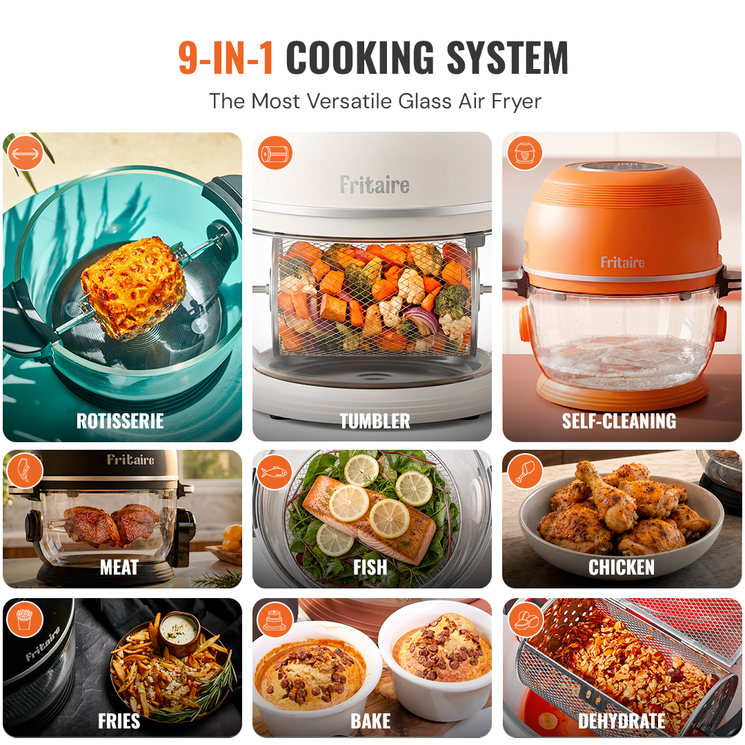 Classic Self-Cleaning Air Fryer™ & Non-Toxic Air Fryer™ - Mauve Rose
